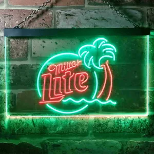 Miller Lite - Tropical 2 Neon-Like LED Sign