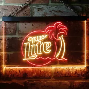 Miller Lite - Tropical 2 Neon-Like LED Sign