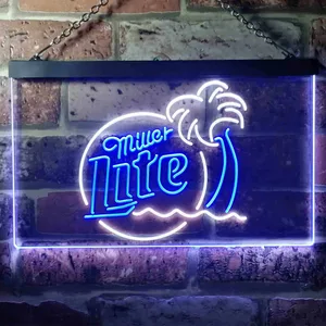 Miller Lite - Tropical 2 Neon-Like LED Sign