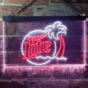 Miller Lite - Tropical 2 Neon-Like LED Sign