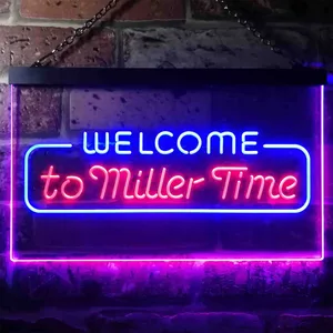 Miller Welcome  Neon-Like LED Sign