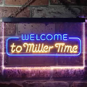 Miller Welcome  Neon-Like LED Sign