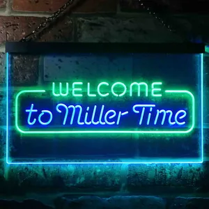 Miller Welcome  Neon-Like LED Sign