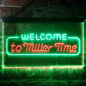 Miller Welcome  Neon-Like LED Sign