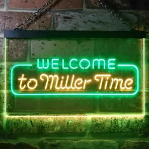 Miller Welcome  Neon-Like LED Sign