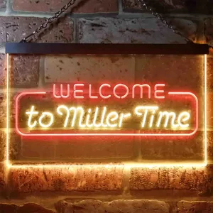Miller Welcome  Neon-Like LED Sign
