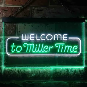 Miller Welcome  Neon-Like LED Sign