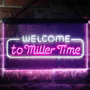 Miller Welcome  Neon-Like LED Sign