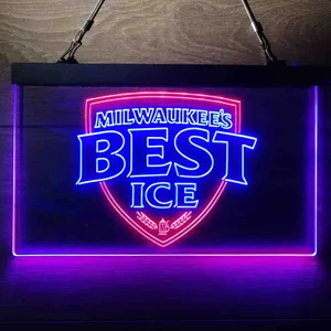 Milwaukee's Best Ice Vintage Logo Neon-Like LED Sign