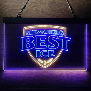 Milwaukee's Best Ice Vintage Logo Neon-Like LED Sign