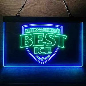 Milwaukee's Best Ice Vintage Logo Neon-Like LED Sign