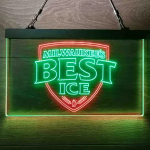Milwaukee's Best Ice Vintage Logo Neon-Like LED Sign