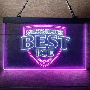 Milwaukee's Best Ice Vintage Logo Neon-Like LED Sign