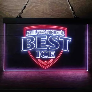 Milwaukee's Best Ice Vintage Logo Neon-Like LED Sign