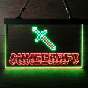 Minecraft Sword Neon-Like LED Sign