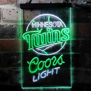 Minnesota Twins Coors Light Neon-Like LED Sign