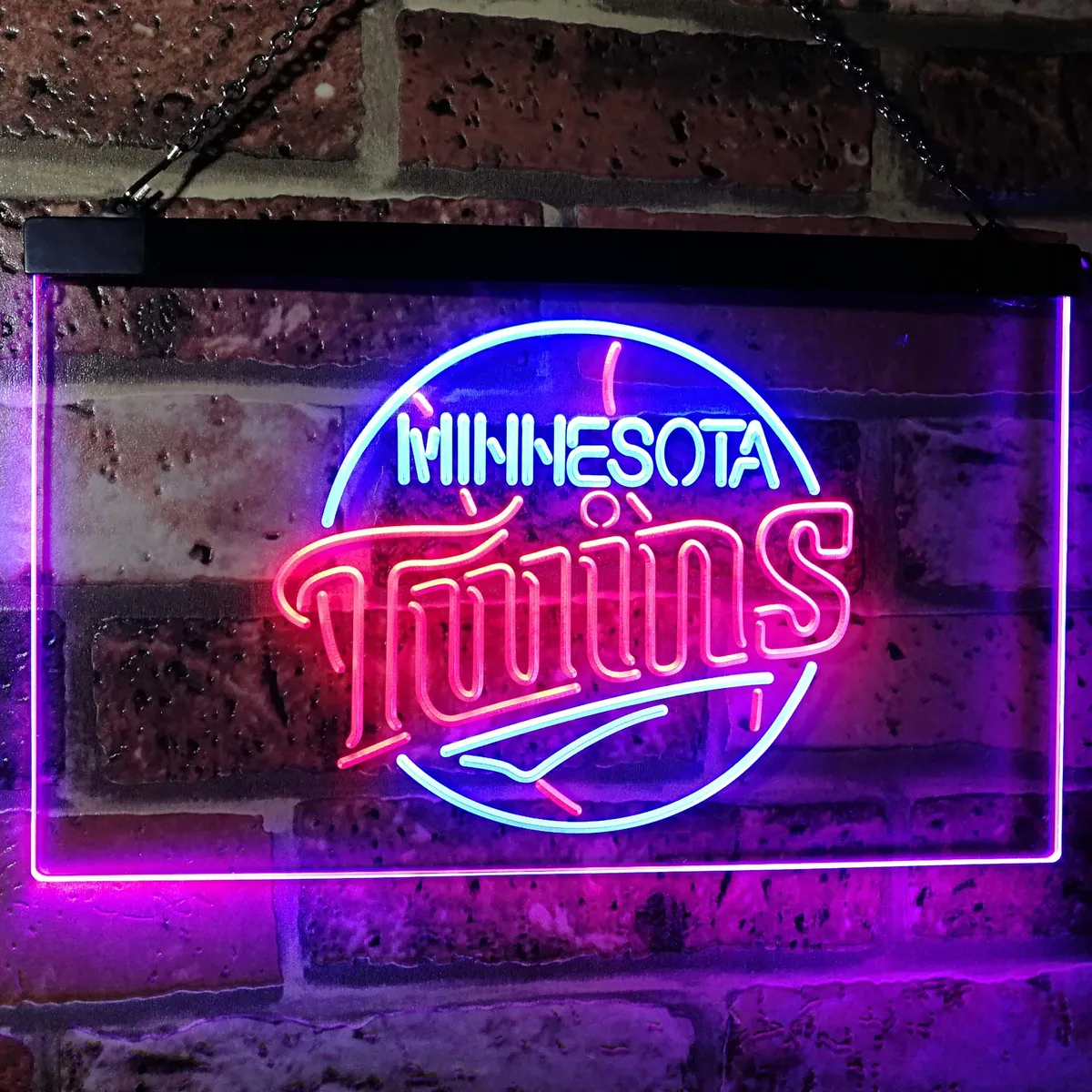 Minnesota Twins Logo 1 Neon-Like LED Sign