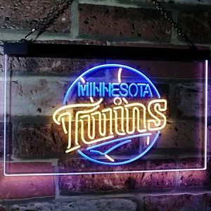 Minnesota Twins Logo 1 Neon-Like LED Sign