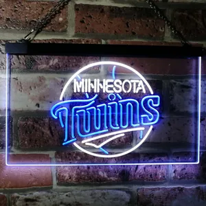 Minnesota Twins Logo 1 Neon-Like LED Sign