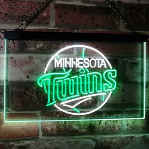 Minnesota Twins Logo 1 Neon-Like LED Sign