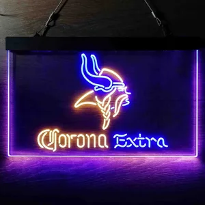 Minnesota Vikings Corona Extra Neon-Like LED Sign