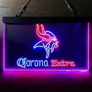 Minnesota Vikings Corona Extra Neon-Like LED Sign