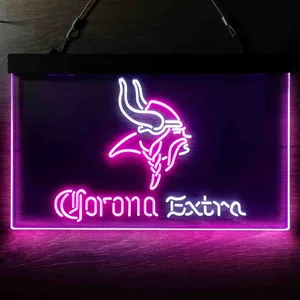 Minnesota Vikings Corona Extra Neon-Like LED Sign