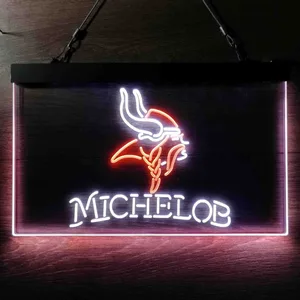 Minnesota Vikings Michelob Neon-Like LED Sign