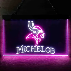 Minnesota Vikings Michelob Neon-Like LED Sign