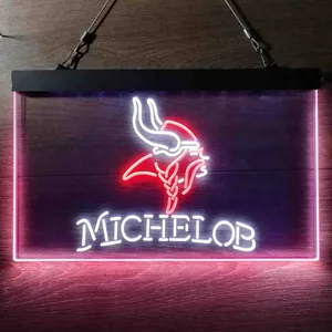 Minnesota Vikings Michelob Neon-Like LED Sign