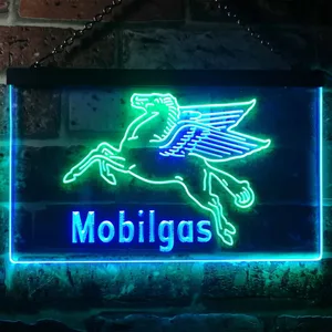 Mobilgas Neon-Like LED Sign
