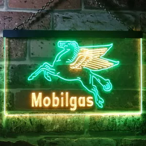Mobilgas Neon-Like LED Sign