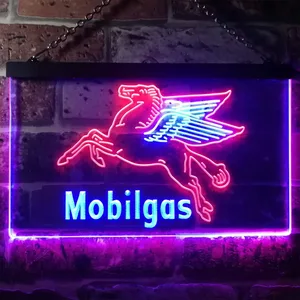 Mobilgas Neon-Like LED Sign
