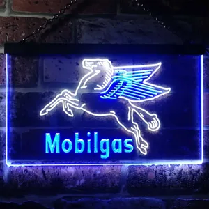 Mobilgas Neon-Like LED Sign