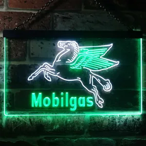 Mobilgas Neon-Like LED Sign