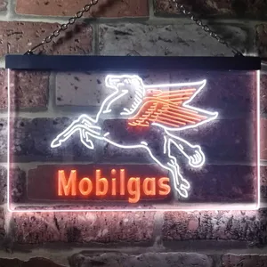 Mobilgas Neon-Like LED Sign