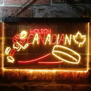 Molson Canadian - Hockey Neon-Like LED Sign