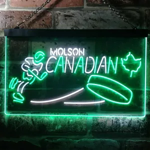 Molson Canadian - Hockey Neon-Like LED Sign