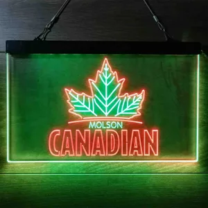 Molson Canadian Logo Neon-Like LED Sign