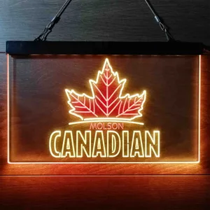 Molson Canadian Logo Neon-Like LED Sign