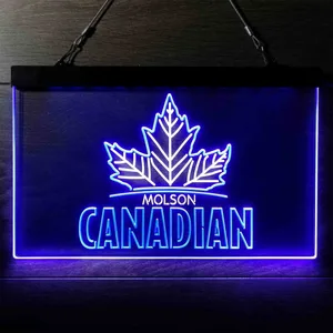 Molson Canadian Logo Neon-Like LED Sign