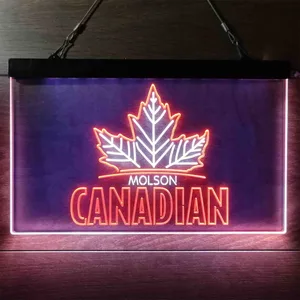 Molson Canadian Logo Neon-Like LED Sign