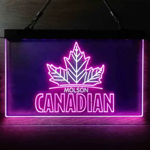 Molson Canadian Logo Neon-Like LED Sign