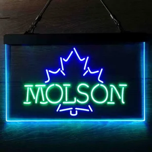 Molson Maple Leaf Neon-Like LED Sign