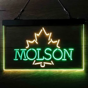 Molson Maple Leaf Neon-Like LED Sign
