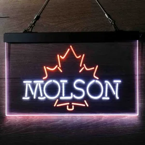 Molson Maple Leaf Neon-Like LED Sign
