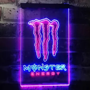 Monster Energy Logo 1  Neon-Like LED Sign