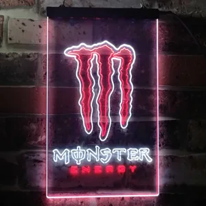 Monster Energy Logo 1  Neon-Like LED Sign