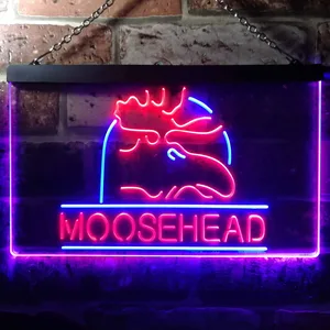 Moosehead Lager Moose Head Neon-Like LED Sign