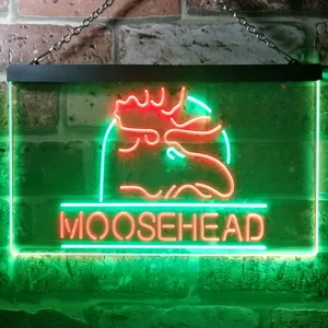 Moosehead Lager Moose Head Neon-Like LED Sign